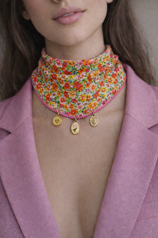 Foulard Garden flowers