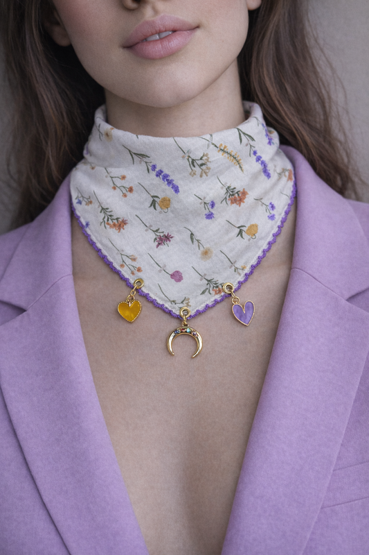 Foulard blossom Luna