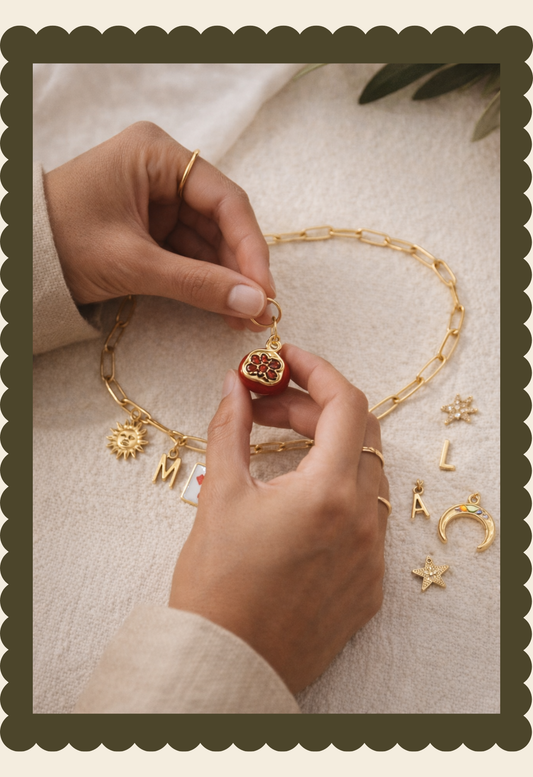 Compose ton bijoux personnalisé – jusqu'à 5 charms